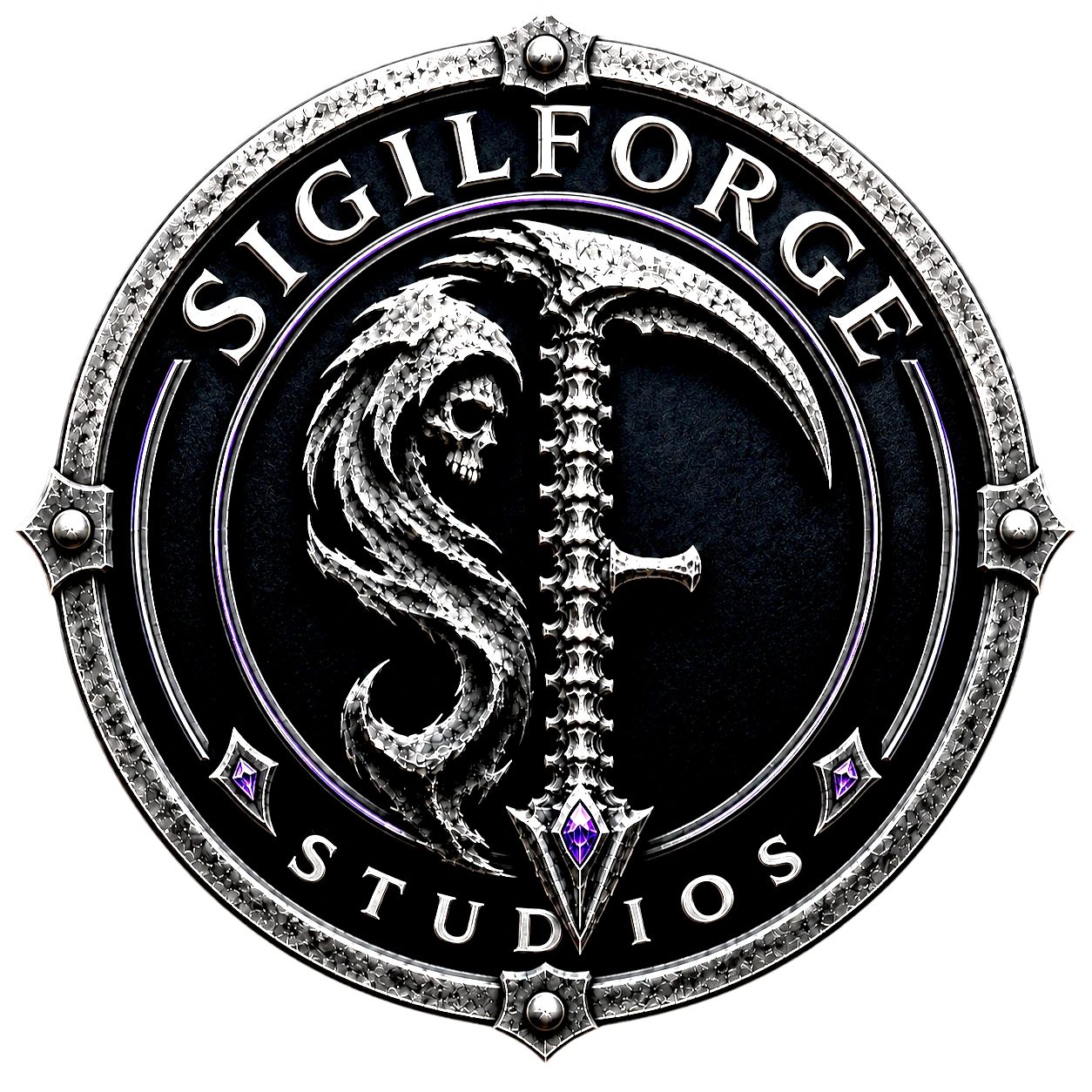 SigilForge Studios official branded round seal badge