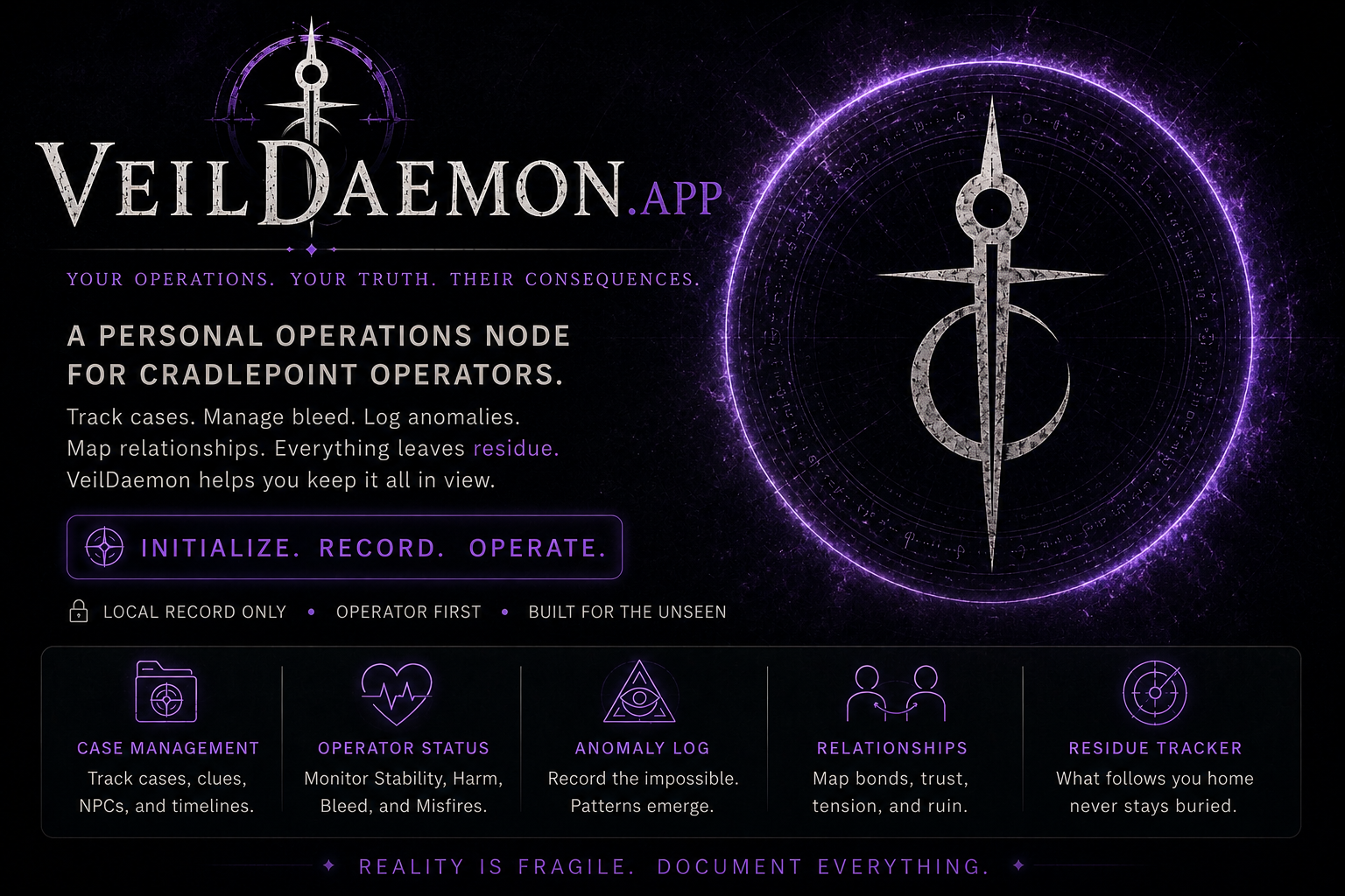 VeilDaemon interface